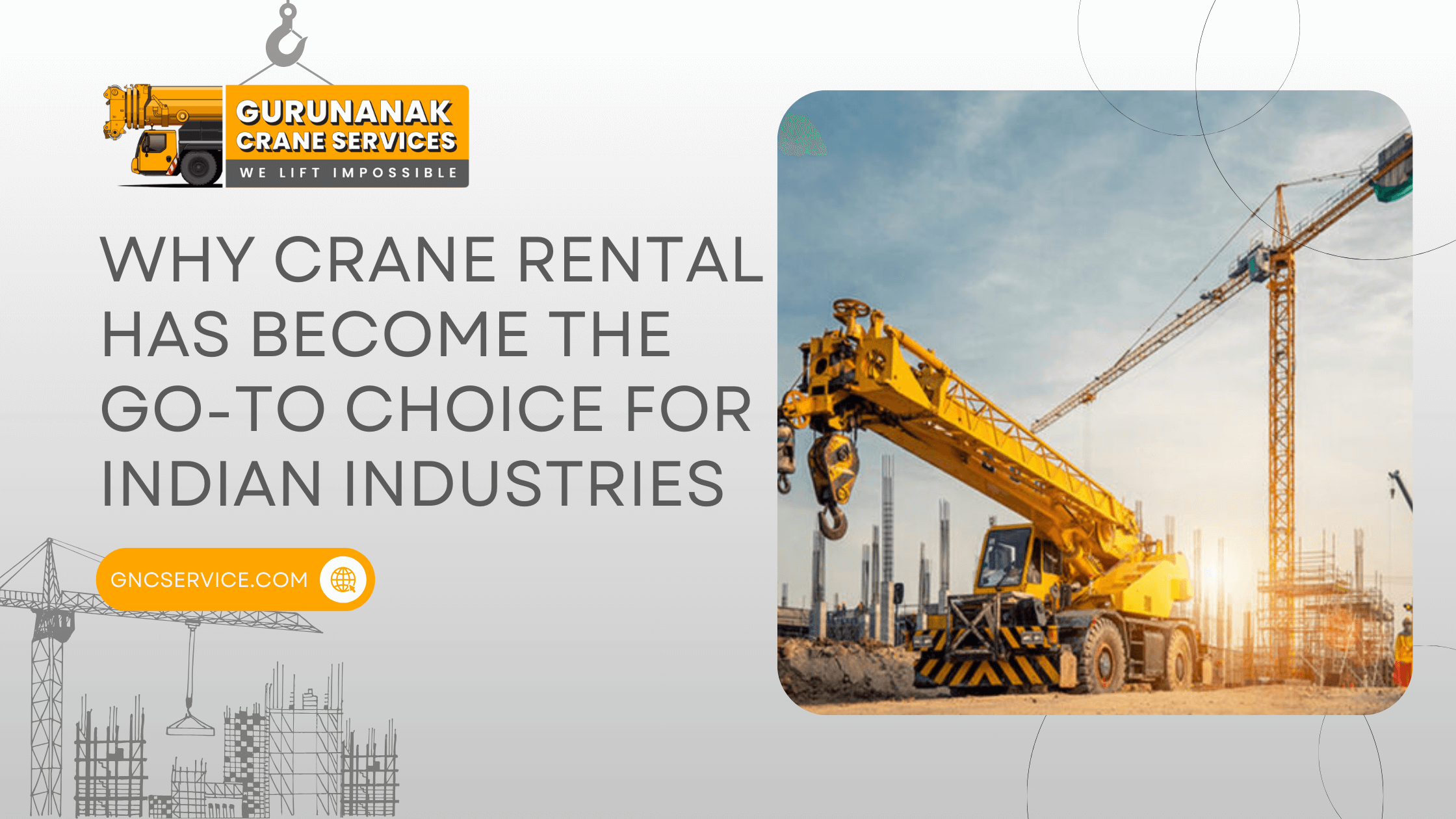Why Crane Rental Has Become the Go-To Choice for Indian Industries