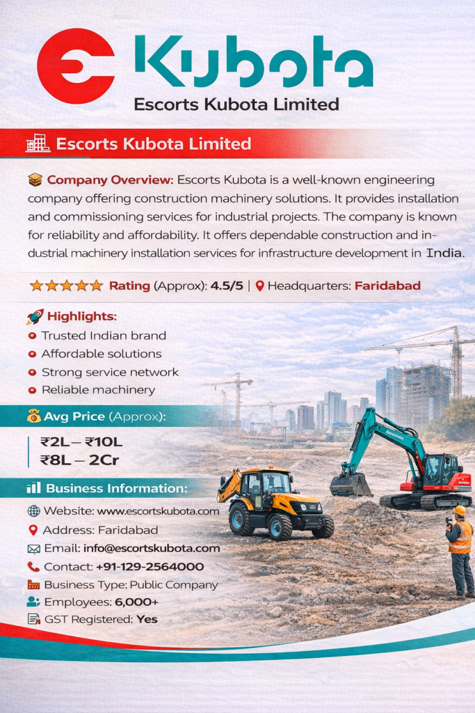 Escorts Kubota Limited