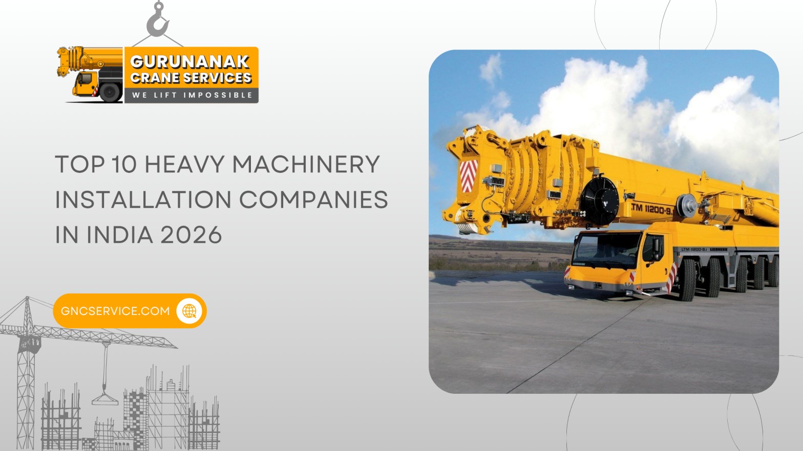 Top 10 Heavy Machinery Installation Companies in India 2026