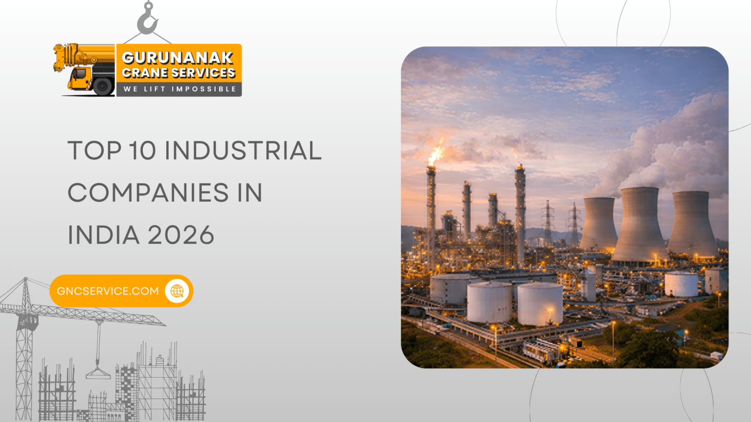 Top 10 Industrial Companies in India 2026 | Construction & Engineering ...