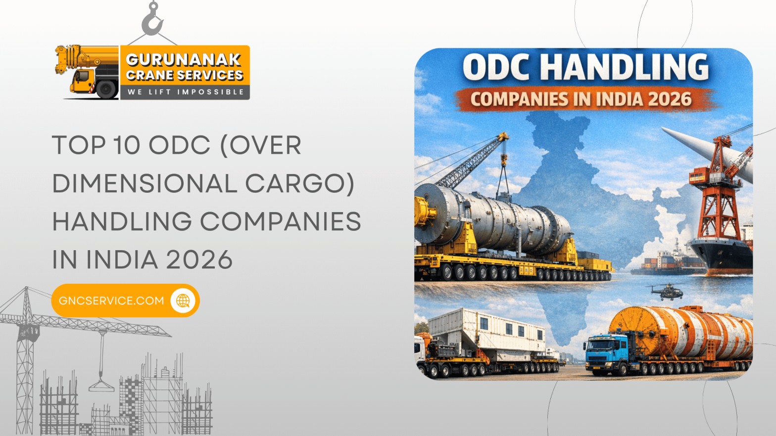 Top 10 ODC (Over Dimensional Cargo) Handling Companies in India 2026
