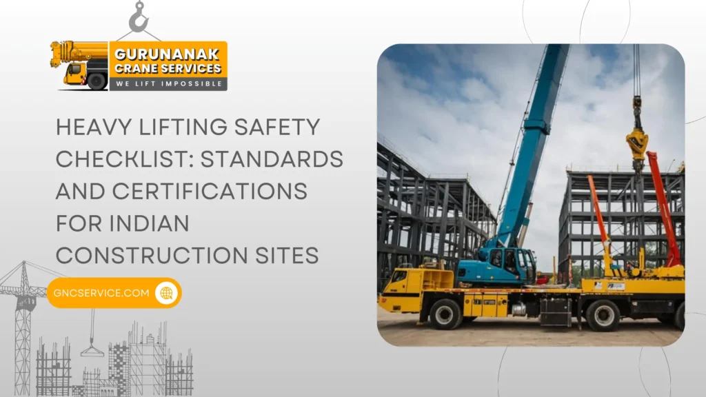 Heavy Lifting Safety Checklist for Indian Sites | Crane Hire Gujarat